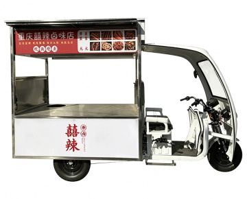 重庆卤味店餐车