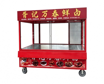 万春鲜卤手推车